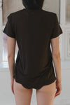 BASERANGE Classic Bamboo Fiber and Cotton Slim Fit T-shirt Series Collection Round Neck Bottoming Shirt France BAS-TOCT-BL-000-FOVEA